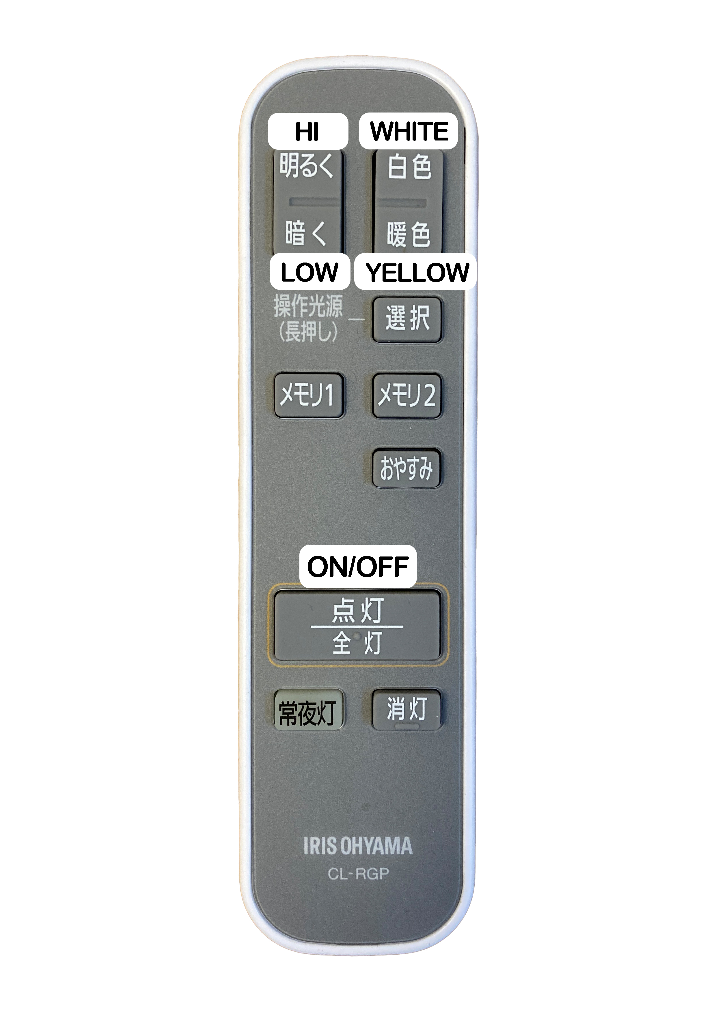 Light Remote CL-RGP